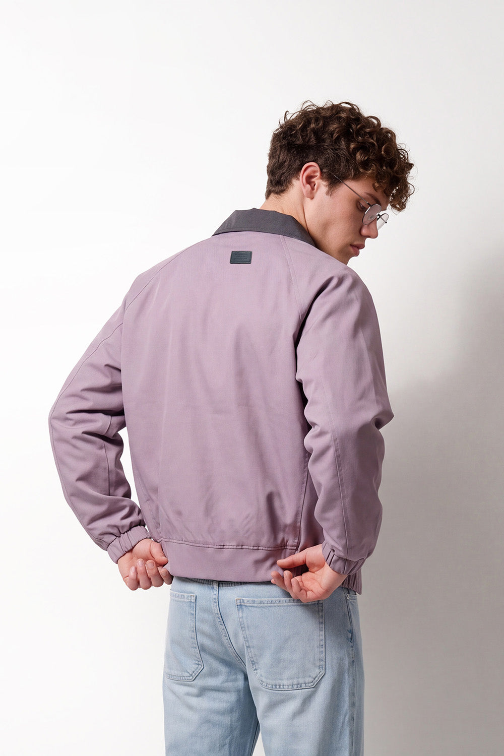 Men's Tomato Store Waterproof Slim Fit Jacket Full-Zip Front Minimal Chest Emblem