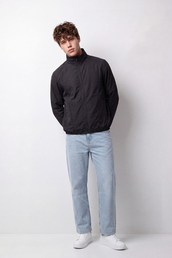 Men's Tomato Store Waterproof Slim Fit Jacket Long Sleeve High Neck Full-Zip