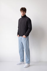 Men's Tomato Store Waterproof Slim Fit Jacket Long Sleeve High Neck Full-Zip