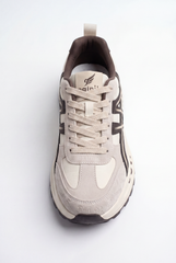 Men’s Tomato Store Retro Sneakers Contrast Panel Details Lace Up Closure Duck Shoes