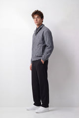 Men's Tomato Store Gokh Slim Fit Knit Jacket Full-Zip Front Elastic Cuffs