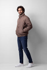 Men's Tomato Store Padded Jacket High Neck Snap Zip Front Slim Fit Waterproof