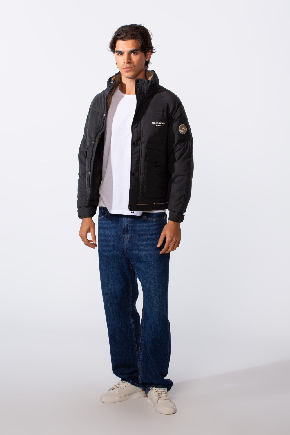 Men's Waterproof Classic Long Sleeve Jacket