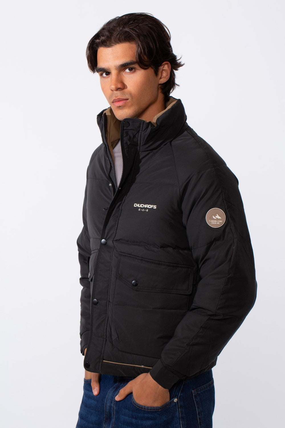 Men's Waterproof Classic Long Sleeve Jacket