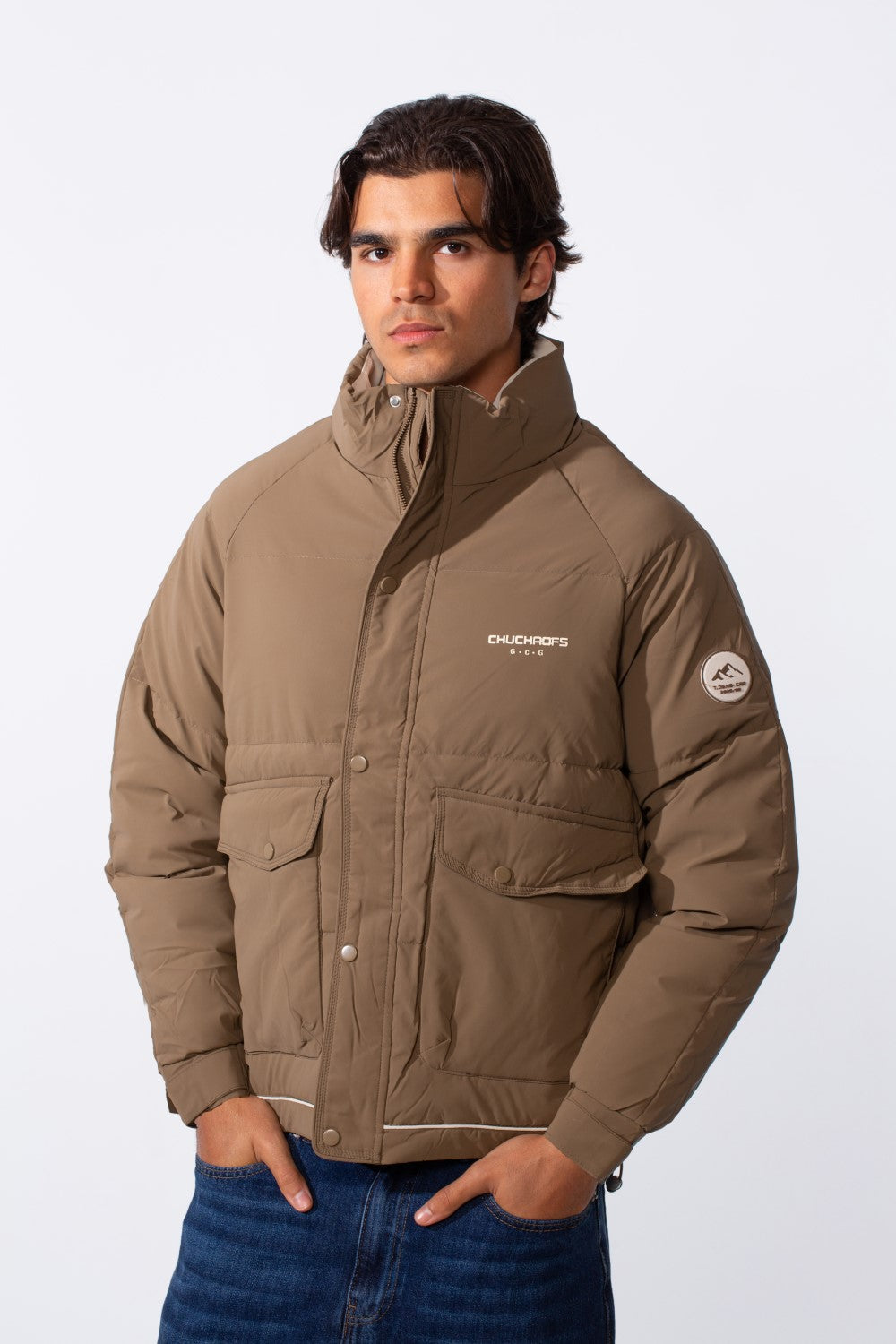 Men's Waterproof Classic Long Sleeve Jacket