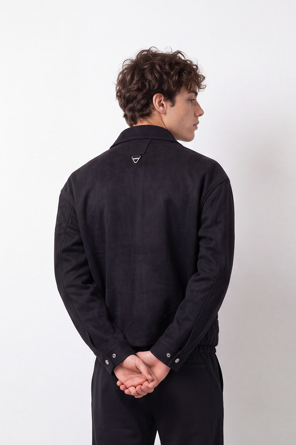 Men's Tomato Store Premium Faux Suede Fabric Jacket High Neck Full-Zip