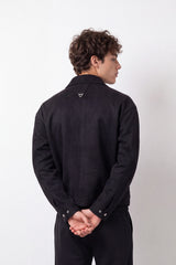 Men's Tomato Store Premium Faux Suede Fabric Jacket High Neck Full-Zip