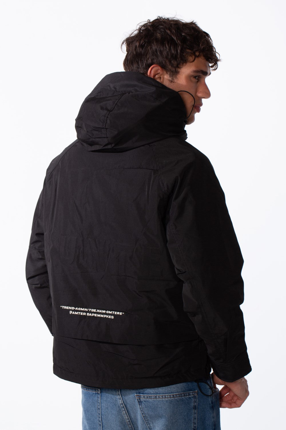 Men's Hooded Waterproof Tomato Jacket With Pockets