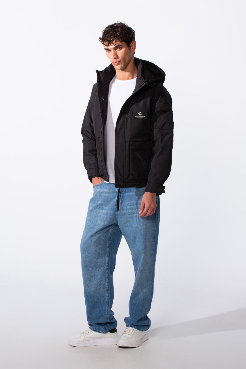 Men's Tomato Winter Waterproof Hooded Casual Jacket