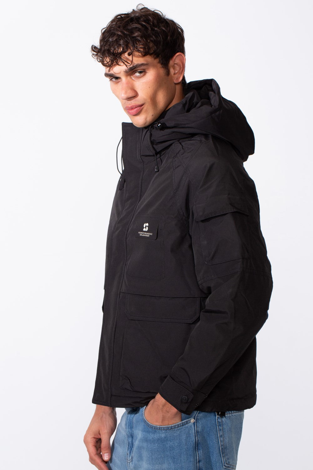 Men's Tomato Winter Waterproof Hooded Casual Jacket
