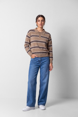 Women's Tomato Store Pullover Polo Collar Button Placket