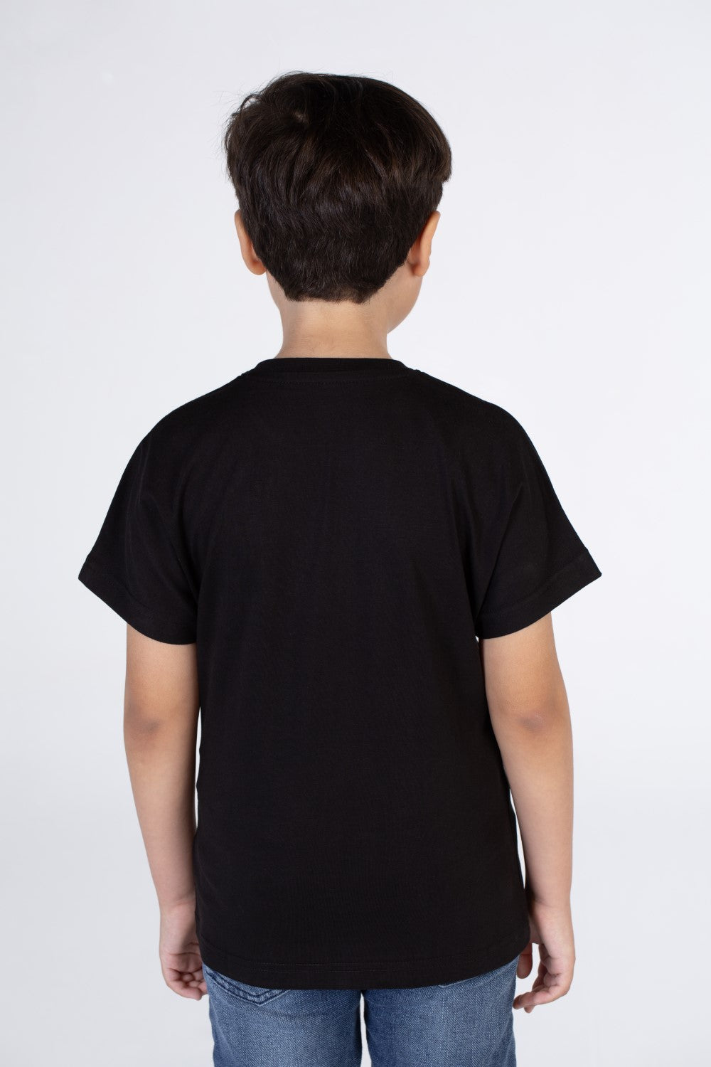 تي شيرت أولاد نصف كم بطباعة جانبية مميزة