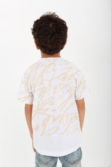 Boys' Half-Sleeve T-shirt Printed With A Comfortable Fit