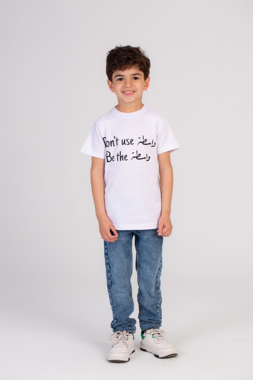 Boy's Front Printed Regular Fit Cotton Over Size T-shirt Crafted For Comfort & Style