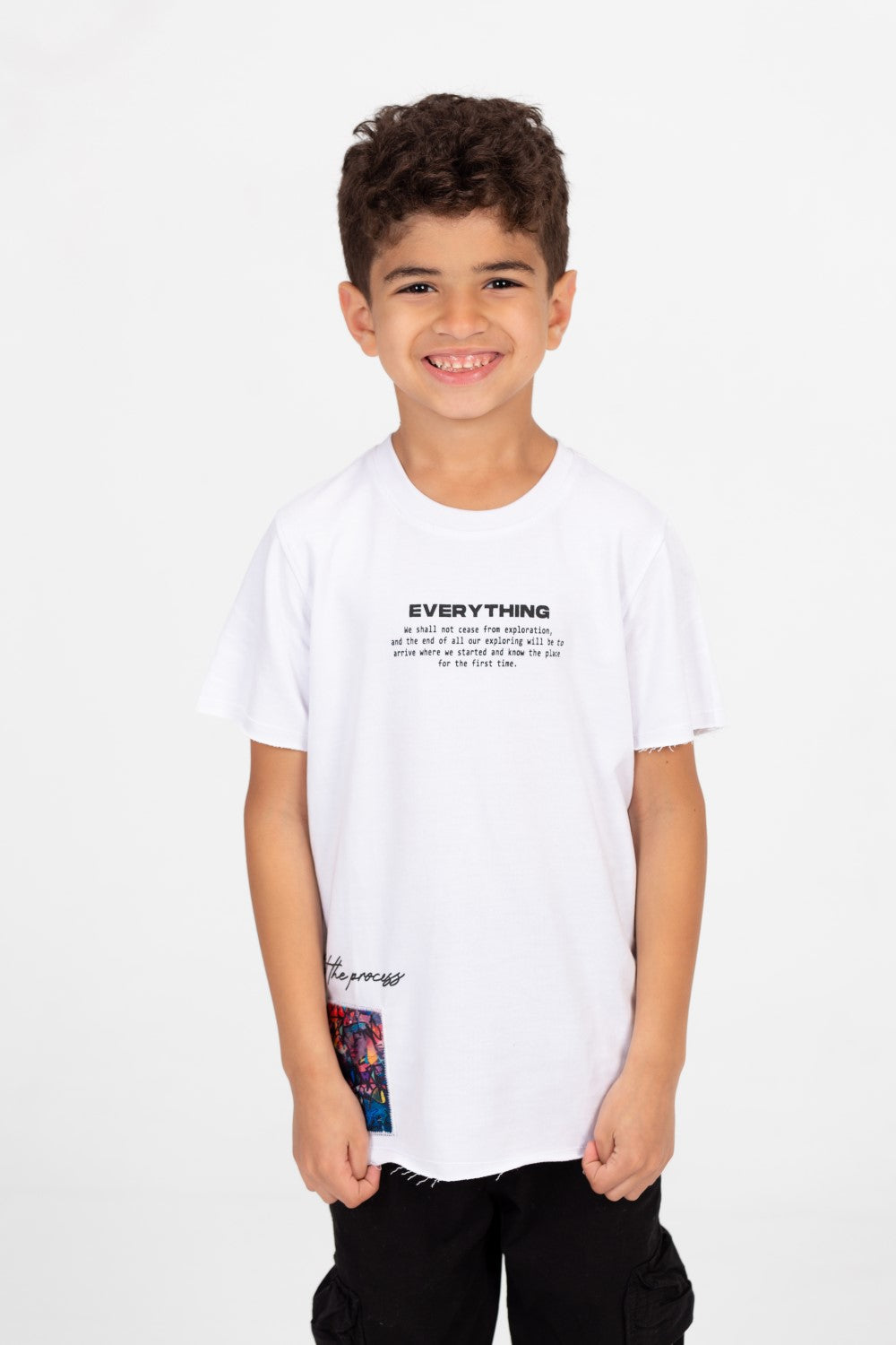 Boy's Graphic Print Short Sleeve T-Shirt