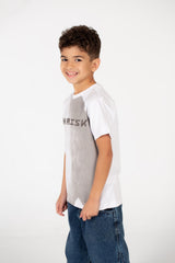 Boy's No Risk Print Half Sleeve T-Shirt