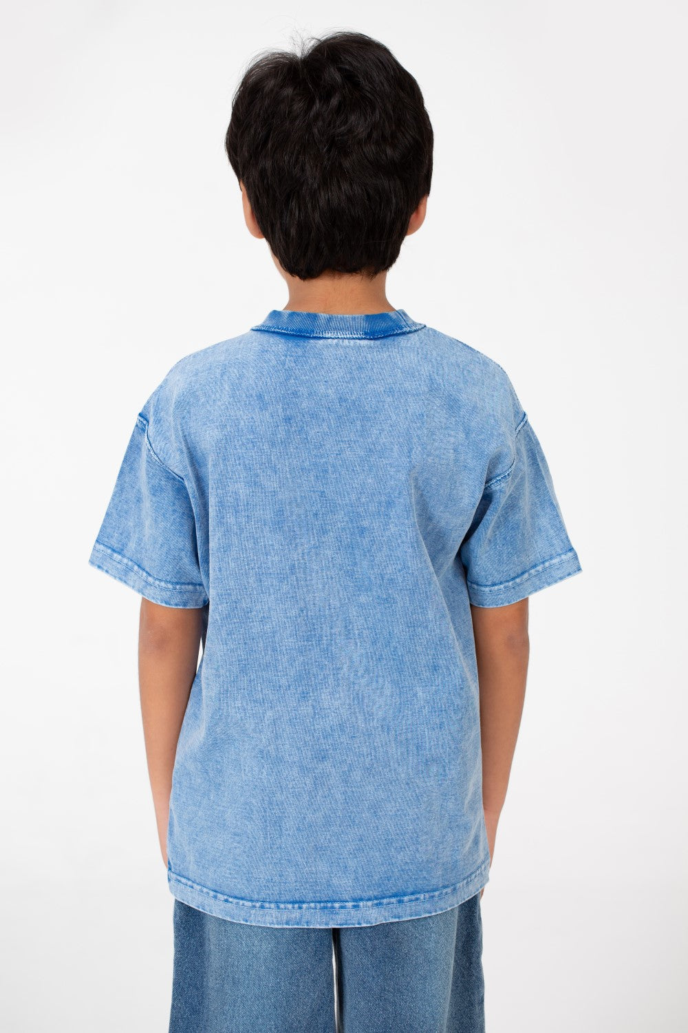 Boy's Tomato Washed Oversized T-Shirt
