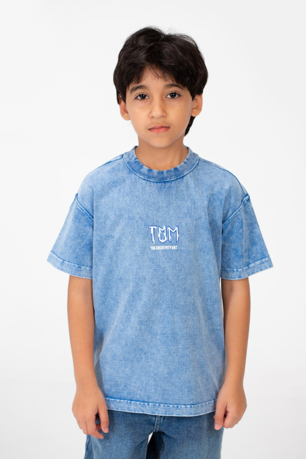 Boy's Tomato Washed Oversized T-Shirt