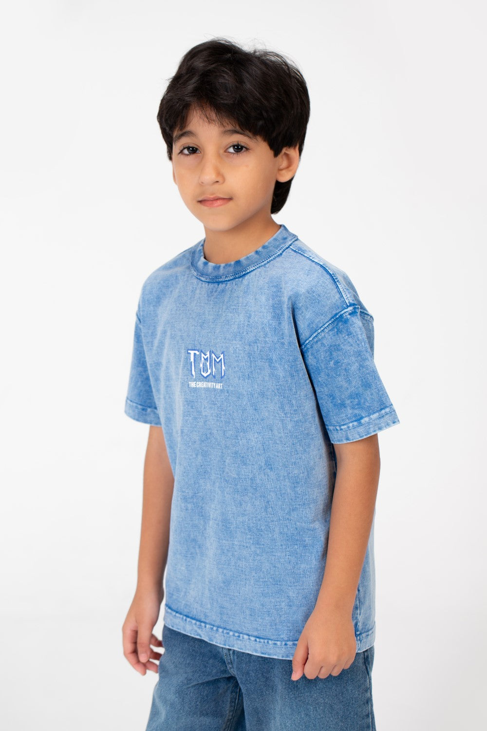 Boy's Tomato Washed Oversized T-Shirt