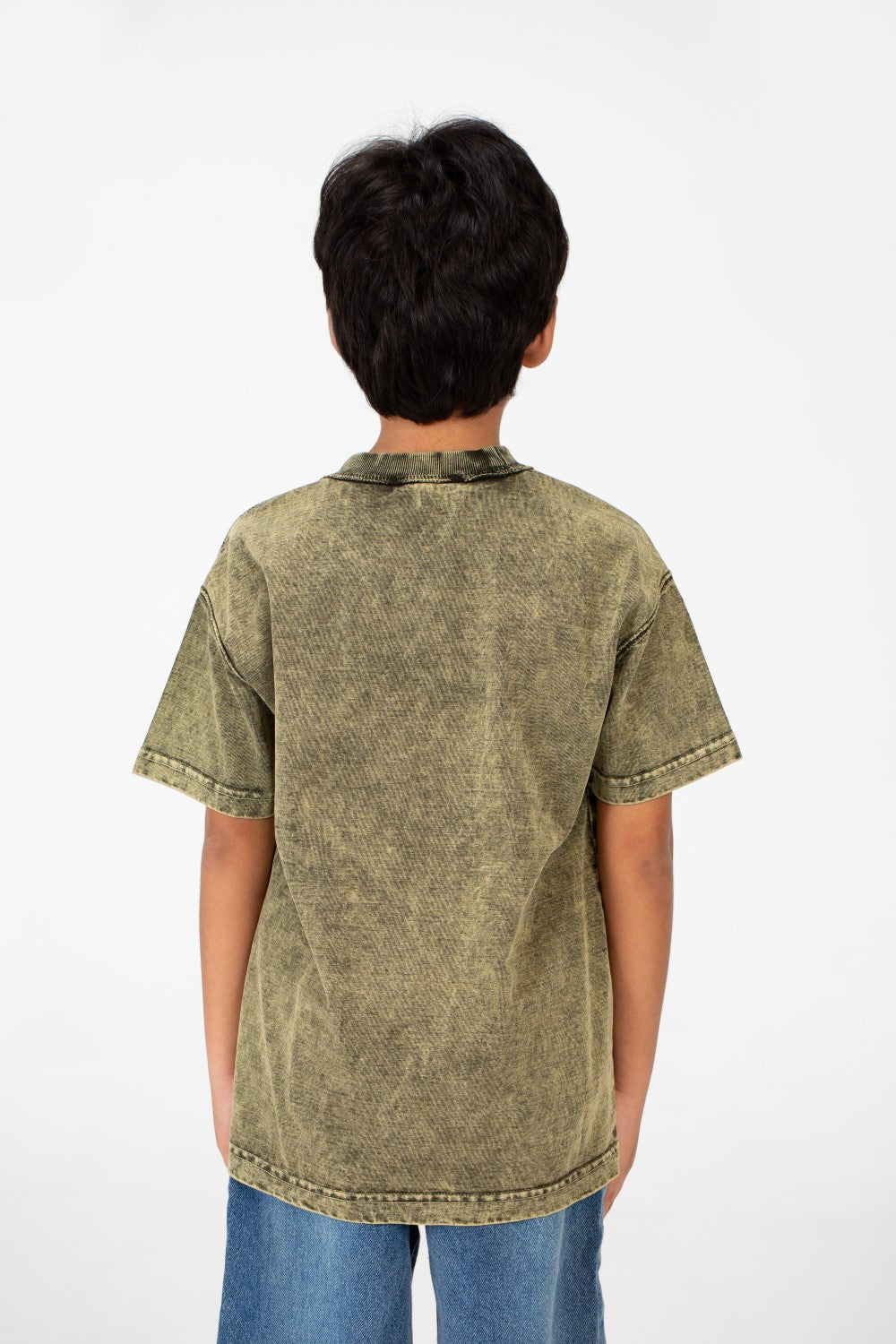 Boy's Tomato Washed Oversized T-Shirt