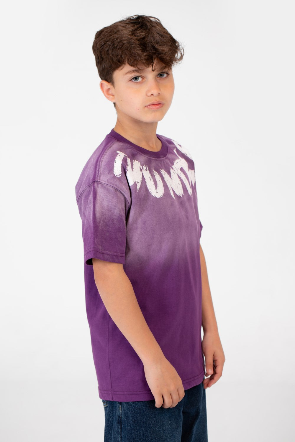 Boy's Oversized Half Sleeved Printed T-shirt