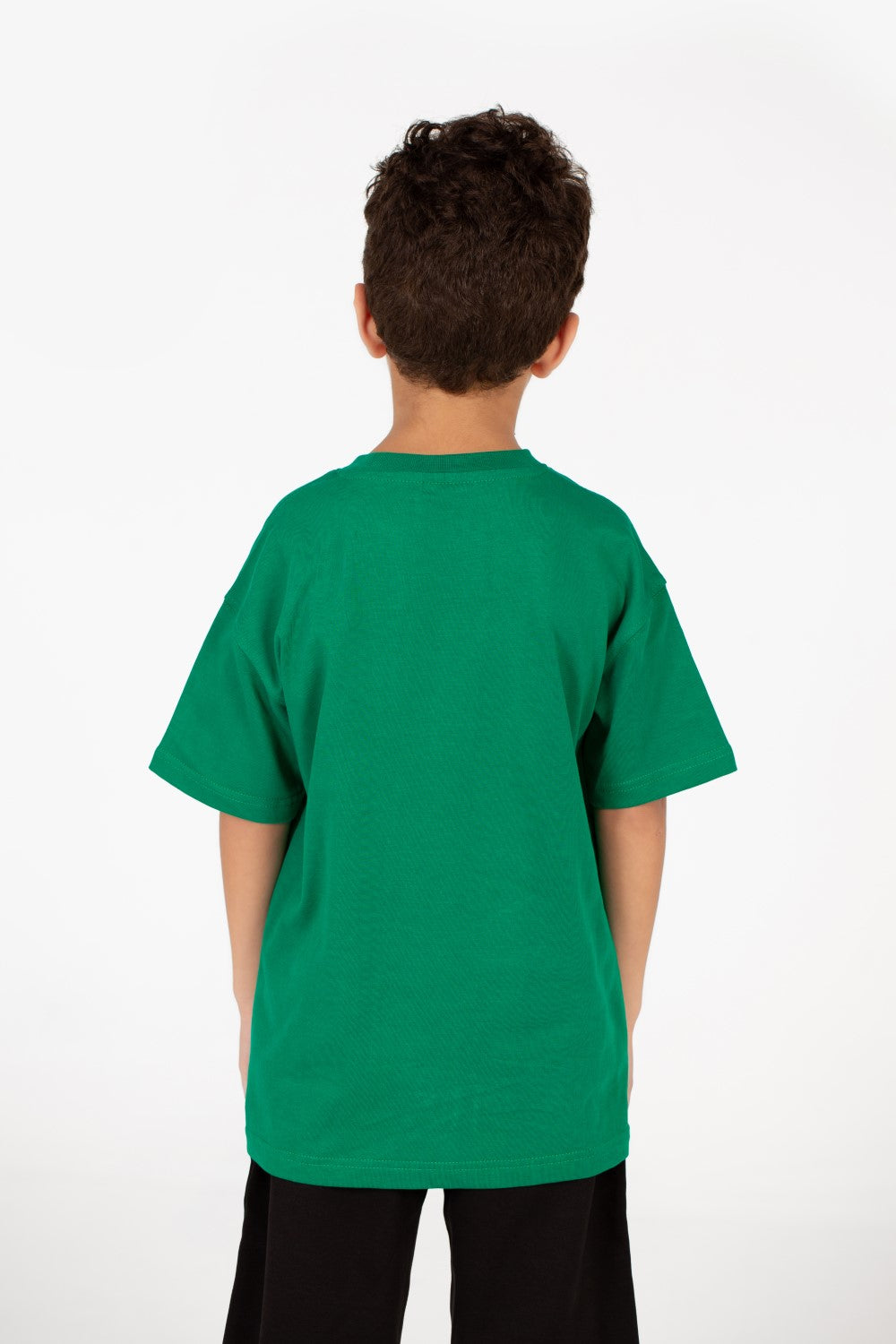 Boy's Half Sleeve Oversized Printed T-shirt