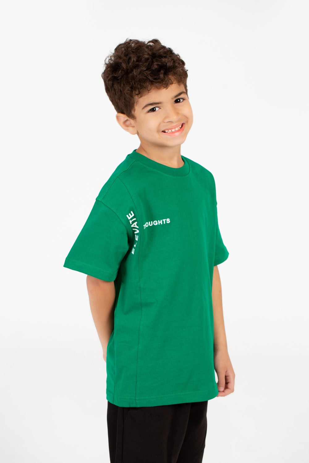 Boy's Half Sleeve Oversized Printed T-shirt