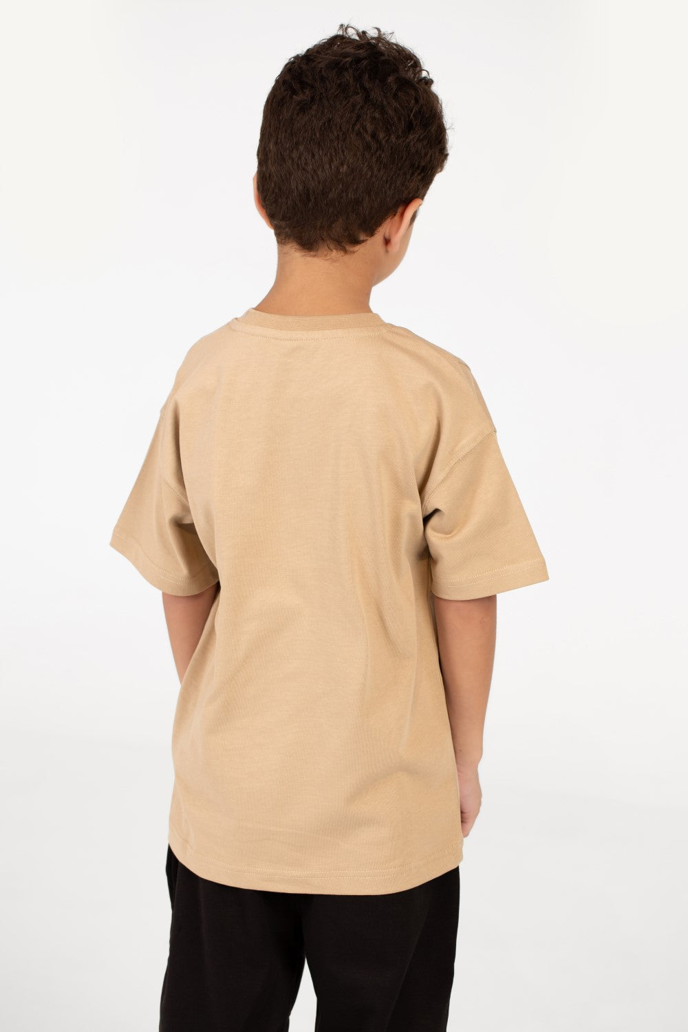 Boy's Half Sleeve Oversized Printed T-shirt