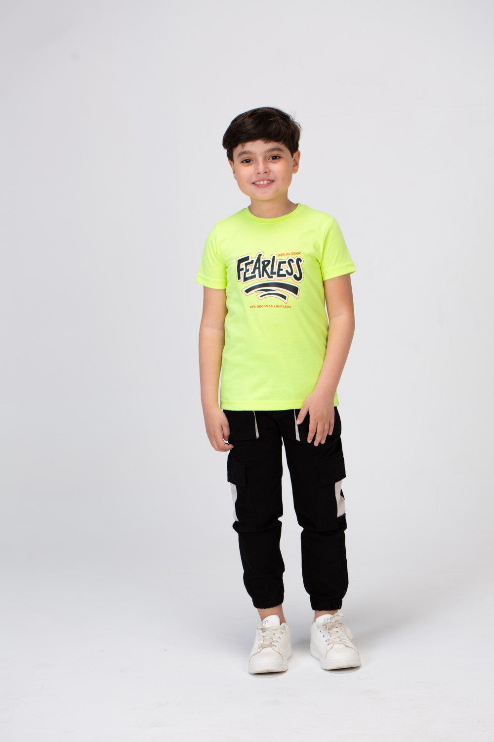 Boys T-shirt With Short Sleeves And A Print On The Front And Back