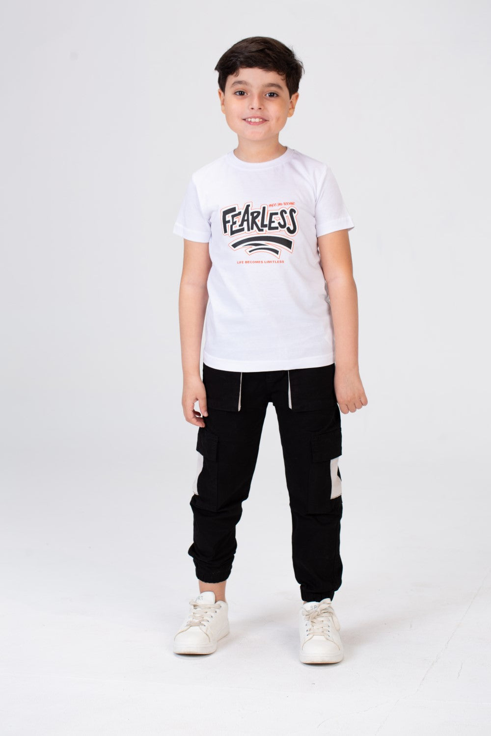 Boys T-shirt With Short Sleeves And A Print On The Front And Back