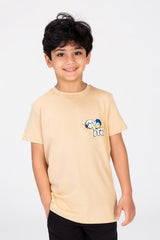 Boys' T-shirt Regural Fit Printed From The Front And Back In Trendy Colors