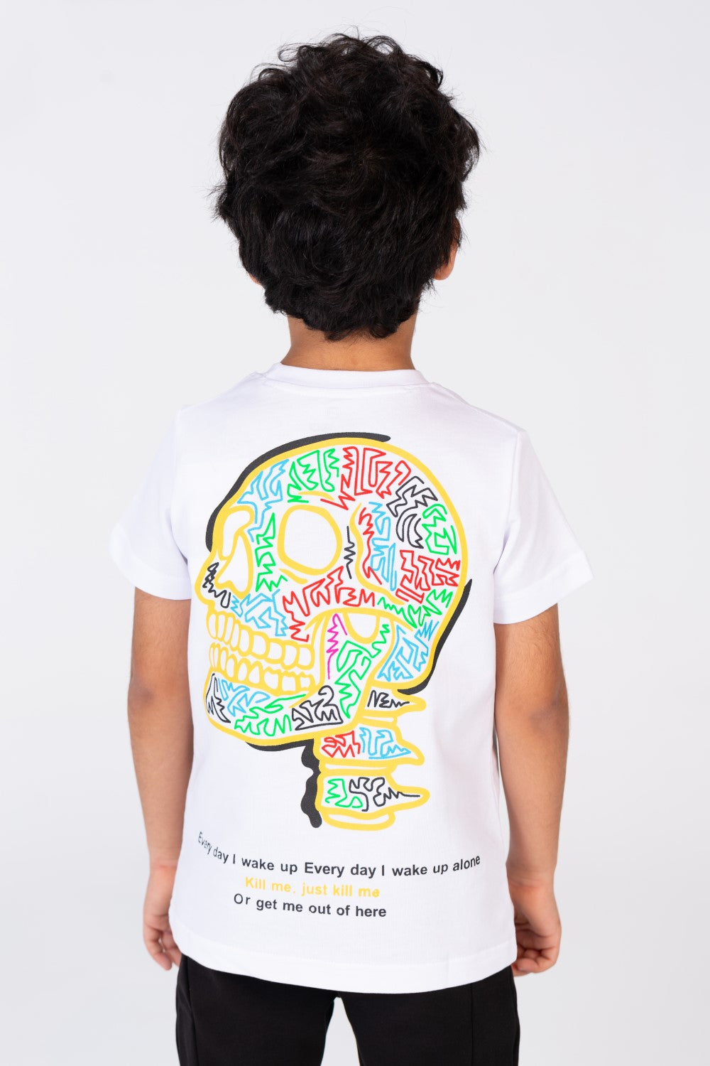 Boys Regular Fit Half Sleeve T-shirt With Round Neck And Practical Material