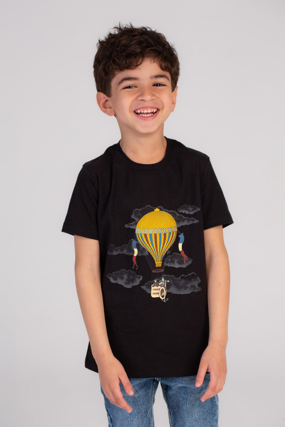 Boy's Regular Fit Front Printed Comfort Cotton Over Size T-shirt Upgrade Your Wardrobe With Tomato Today