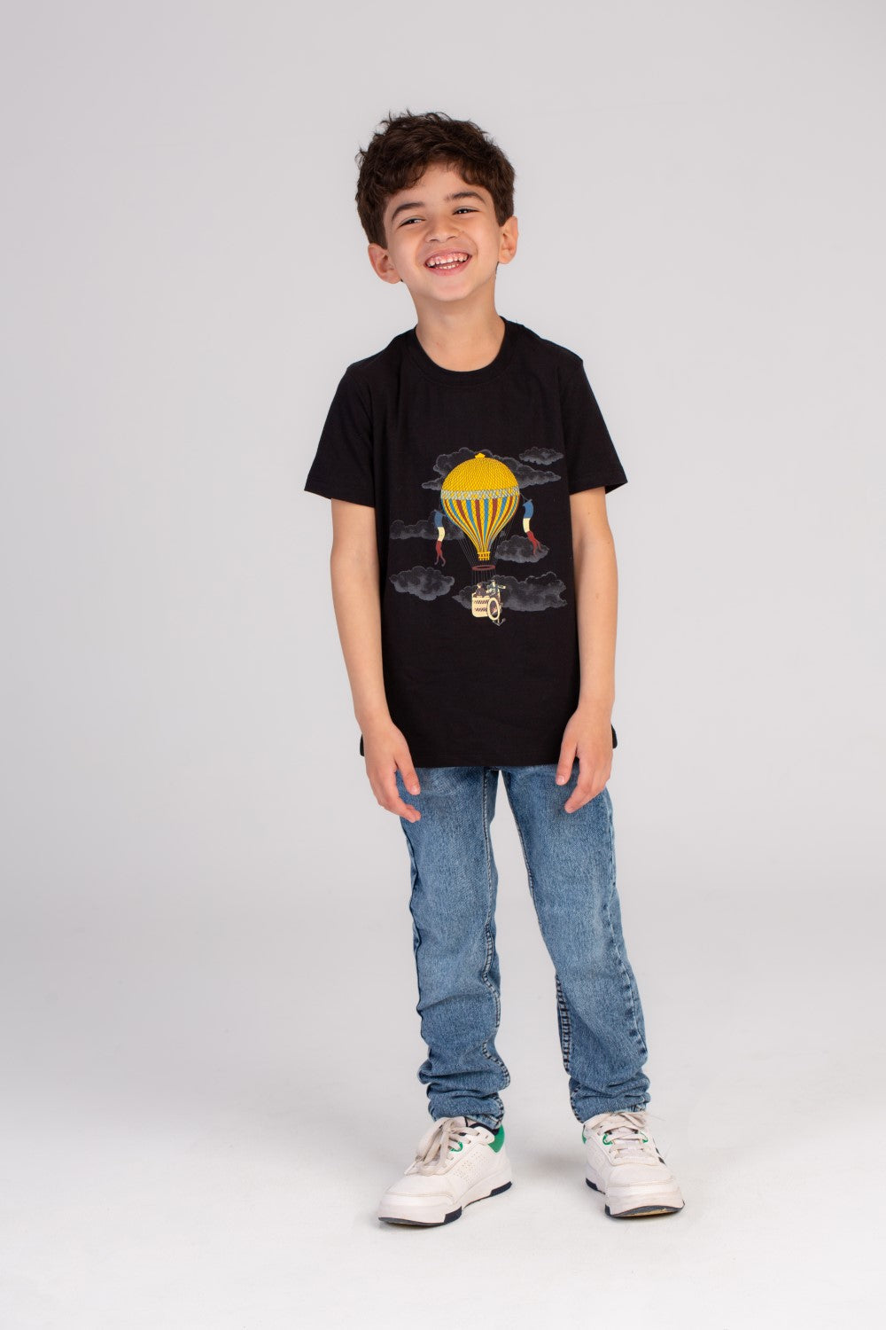 Boy's Regular Fit Front Printed Comfort Cotton Over Size T-shirt Upgrade Your Wardrobe With Tomato Today