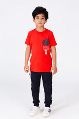 Boys Printed Half Sleeve T-shirt