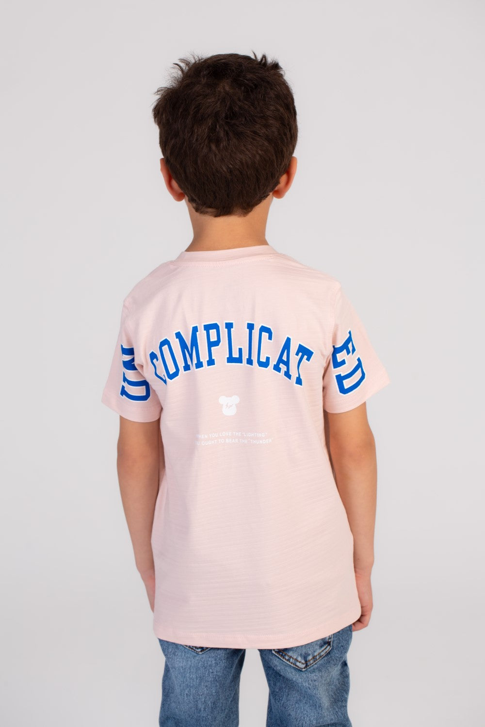 Boy's Chest & Back Printed Regular Fit Made Of Soft Cotton T-shirt Stand Out With Its Unique Front & Back Print