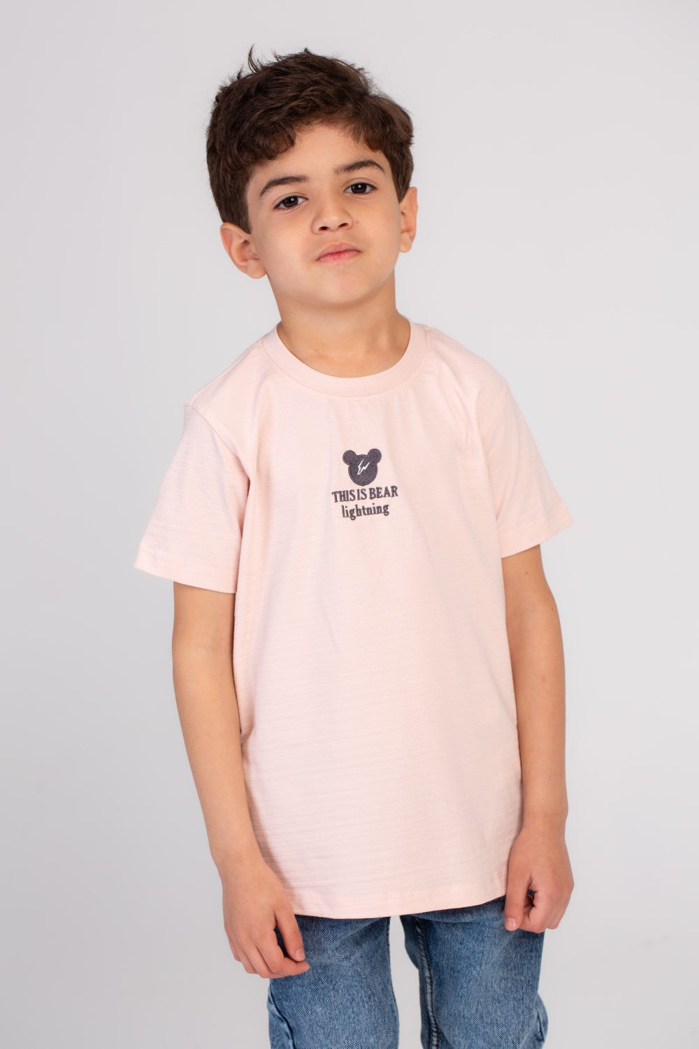 Boy's Chest & Back Printed Regular Fit Made Of Soft Cotton T-shirt Stand Out With Its Unique Front & Back Print