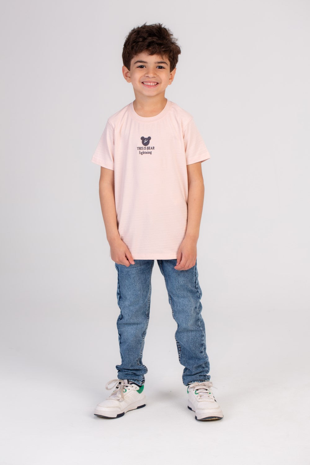 Boy's Chest & Back Printed Regular Fit Made Of Soft Cotton T-shirt Stand Out With Its Unique Front & Back Print