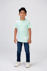 Boys Half Sleeves T-shirt Milton Material With A Distinctive Cut