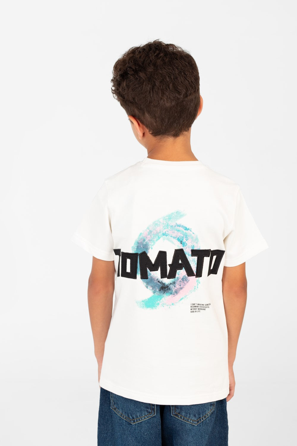 Boy's Tomato Short Sleeve Crew Neck T-Shirt