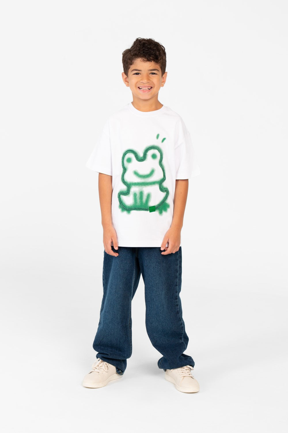 Boy's Short Sleeve Graphic Print Front T-Shirt