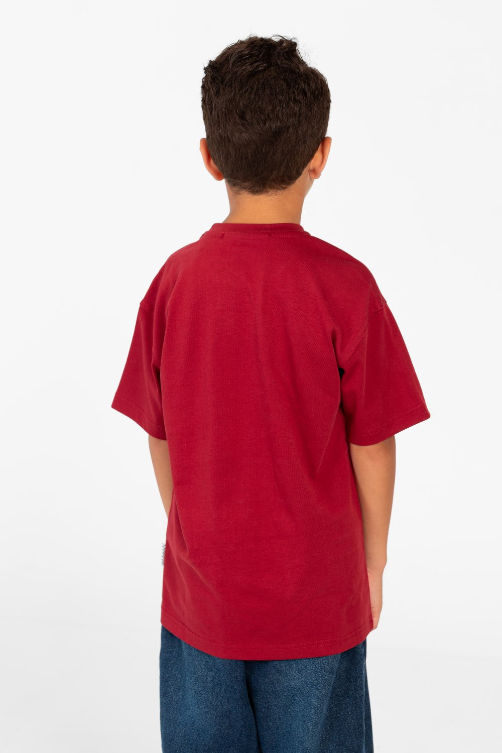 Boy's Short Sleeve Graphic Print Front T-Shirt