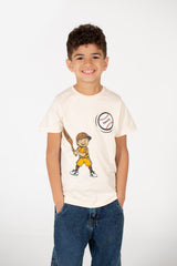 قميص بولو برقبة دائرية وطبعة طماطم للأولاد