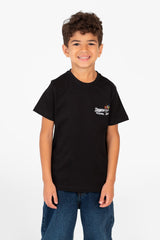 قميص برقبة دائرية بطبعة رسومية لصبيان توماتو