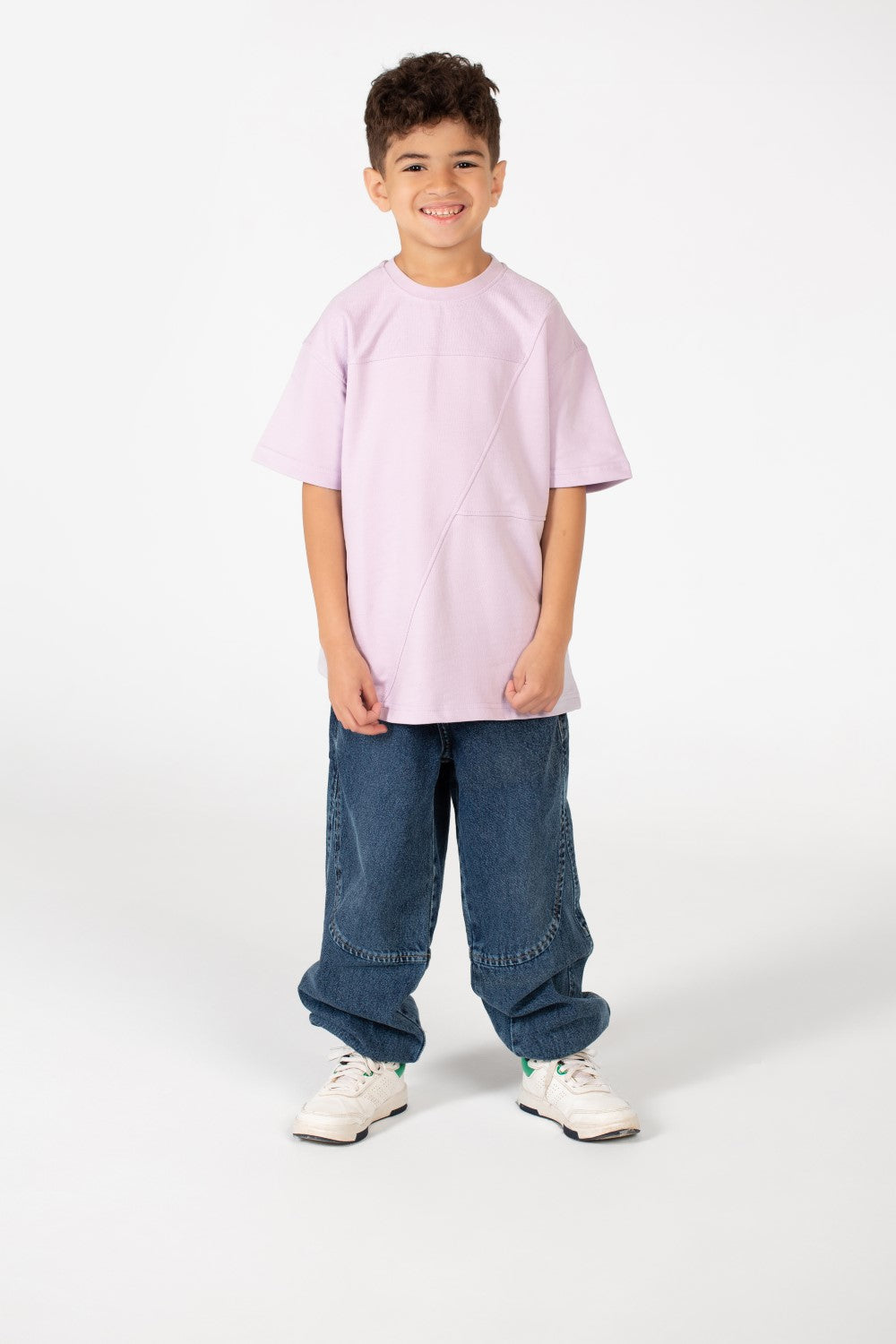 قميص ميلتون الأساسي الواسع للصبيان