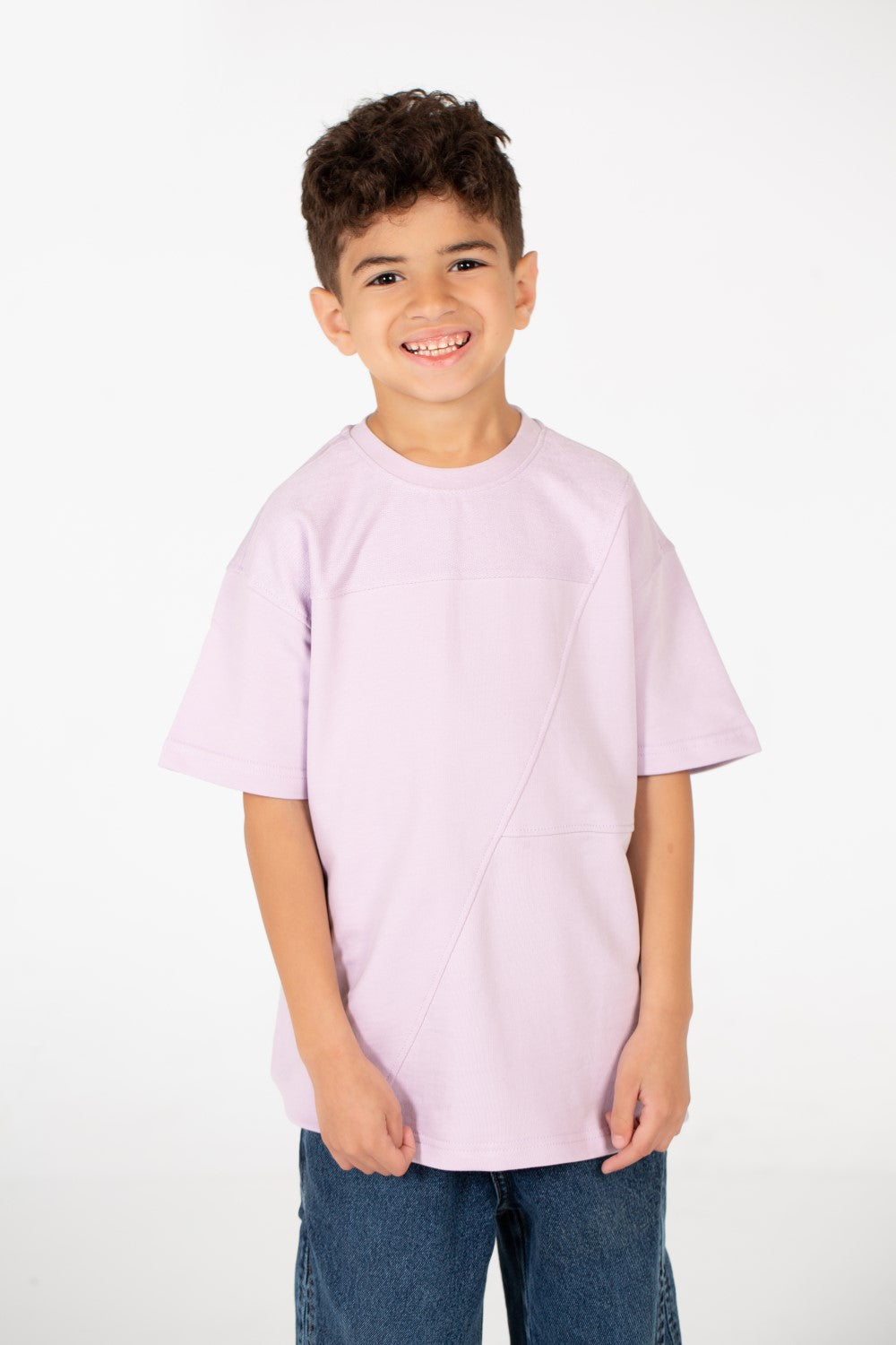 قميص ميلتون الأساسي الواسع للصبيان