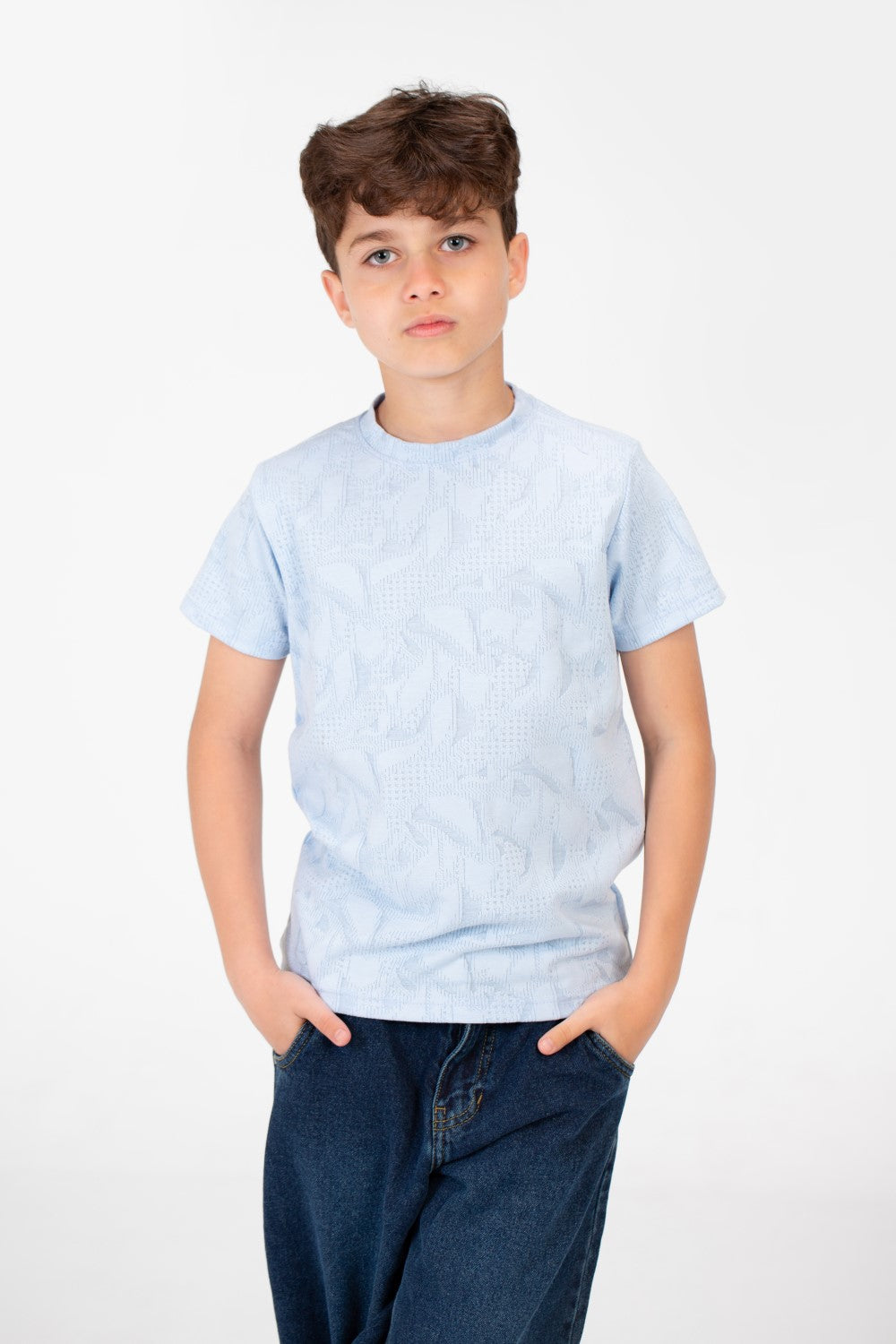قميص نصف كم عصري للأولاد