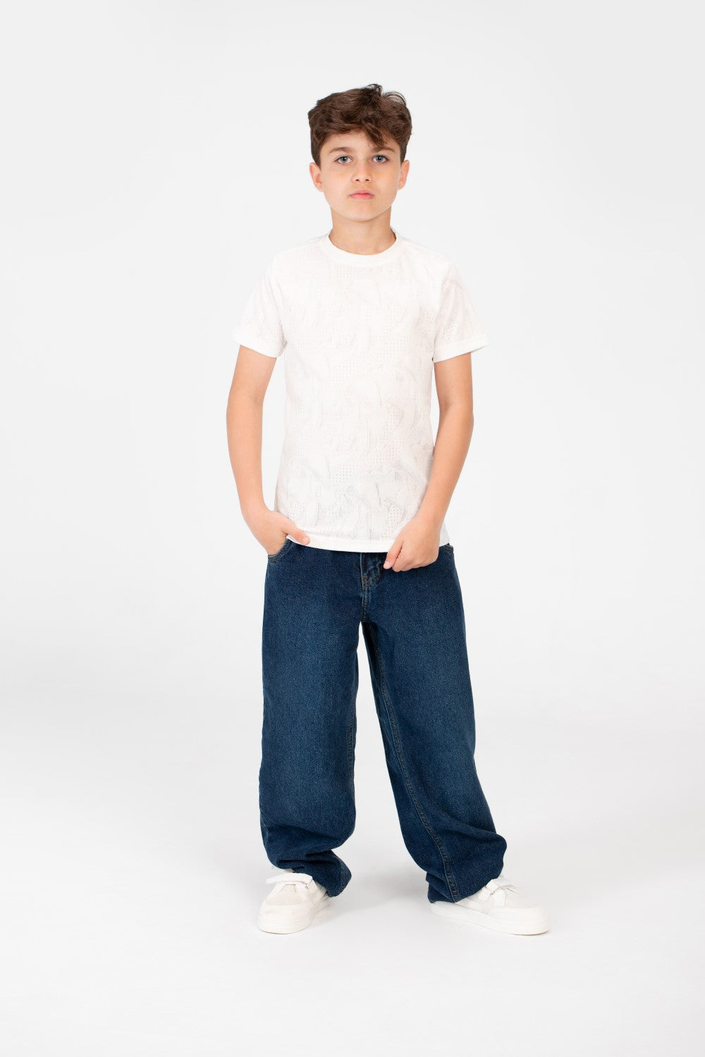 قميص نصف كم عصري للأولاد