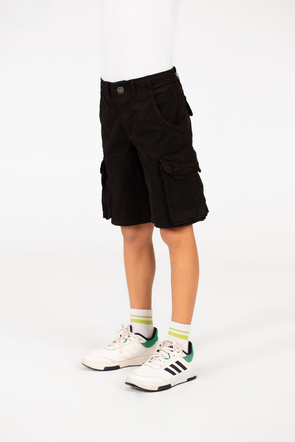 شورت جاباردين أولاد مع جيوب