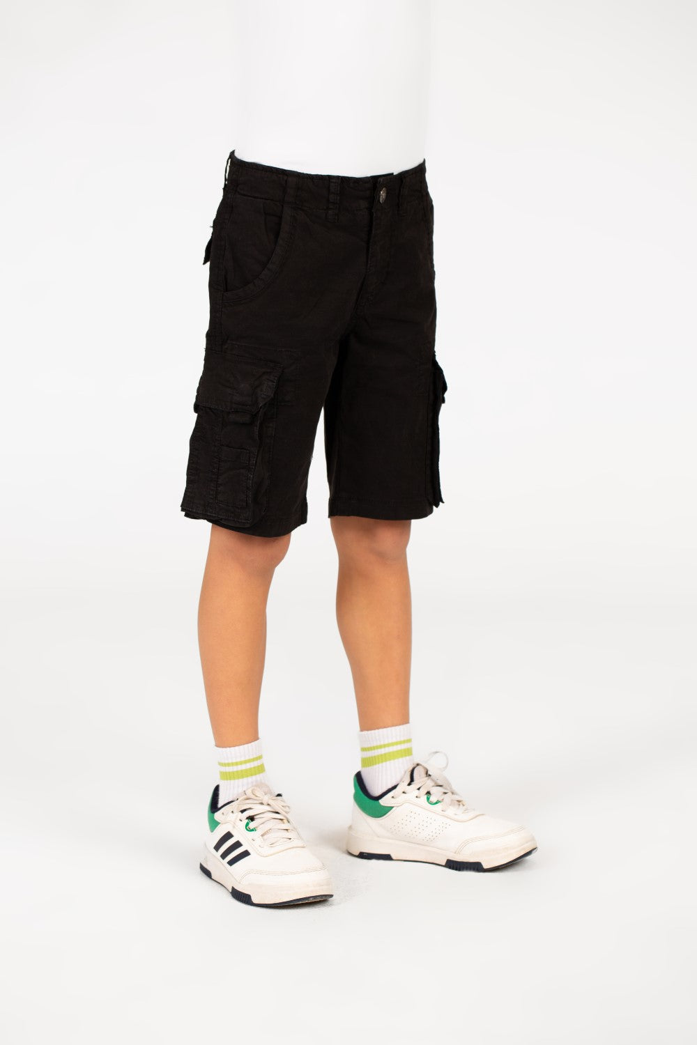 شورت جاباردين أولاد مع جيوب